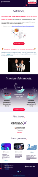 Gatewatcher - newsletter