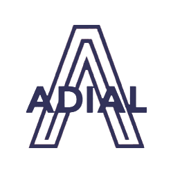 Adial logo dark blue