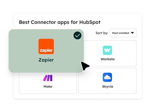 Smart CRM HubSpot - intégrations outils