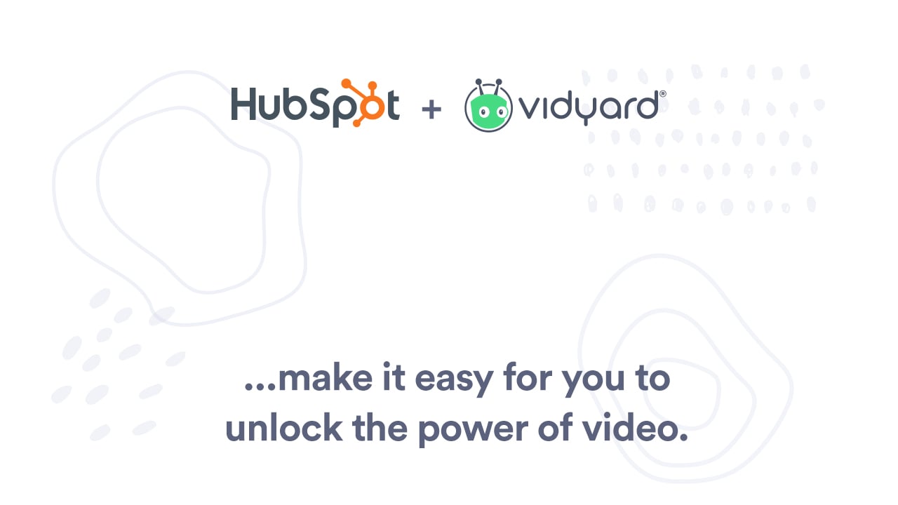 integrer la video hubspot