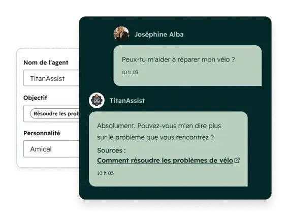 Customer Agent IA hubspot