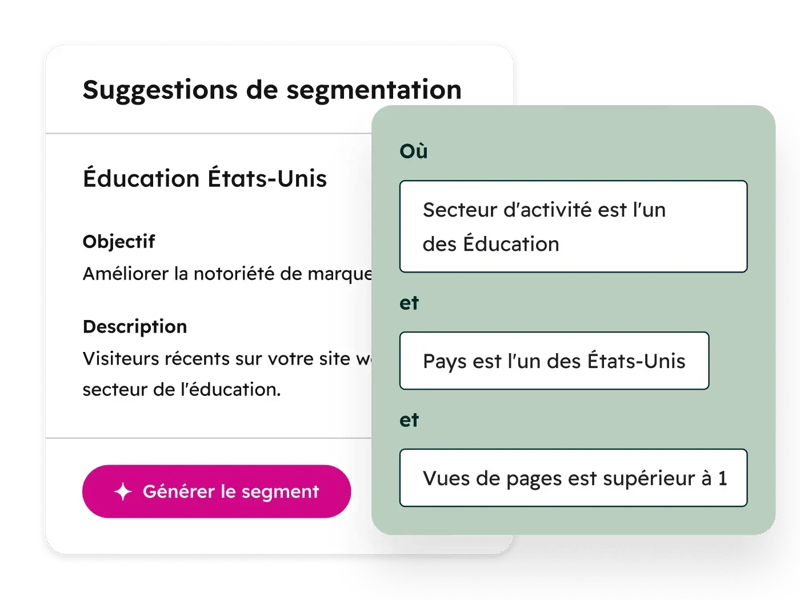 segmentation hubspot