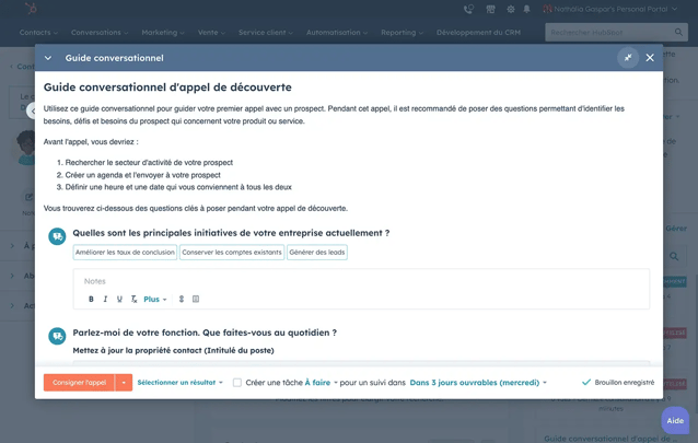 guide conversionnel hubspot process
