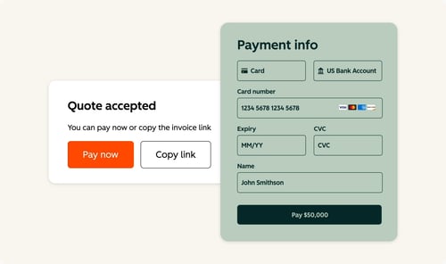 collecte des paiements